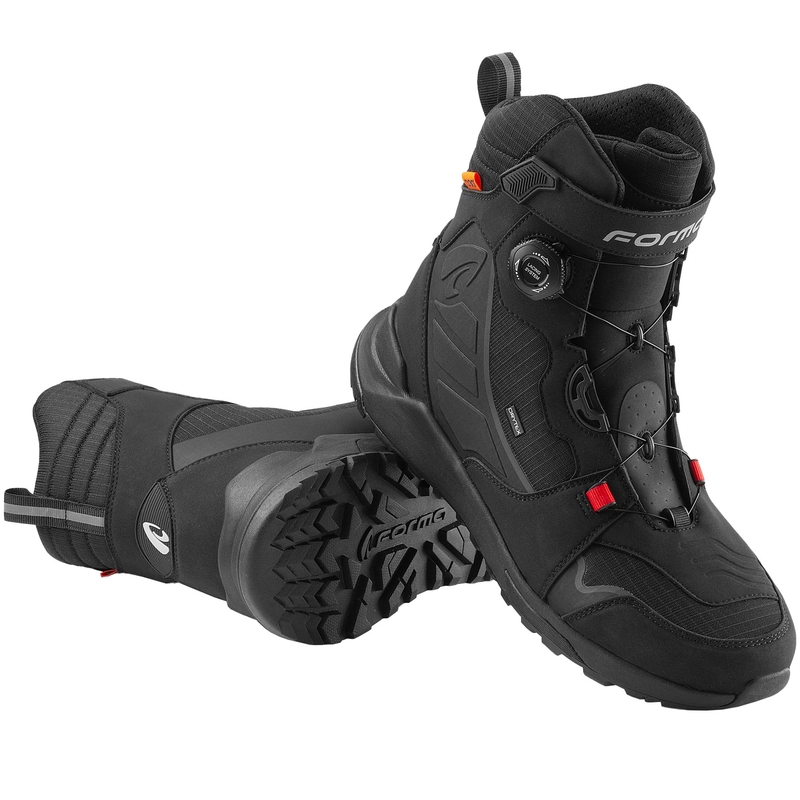 Forma ADV Kite Dry motocikla zābaki melni-melni