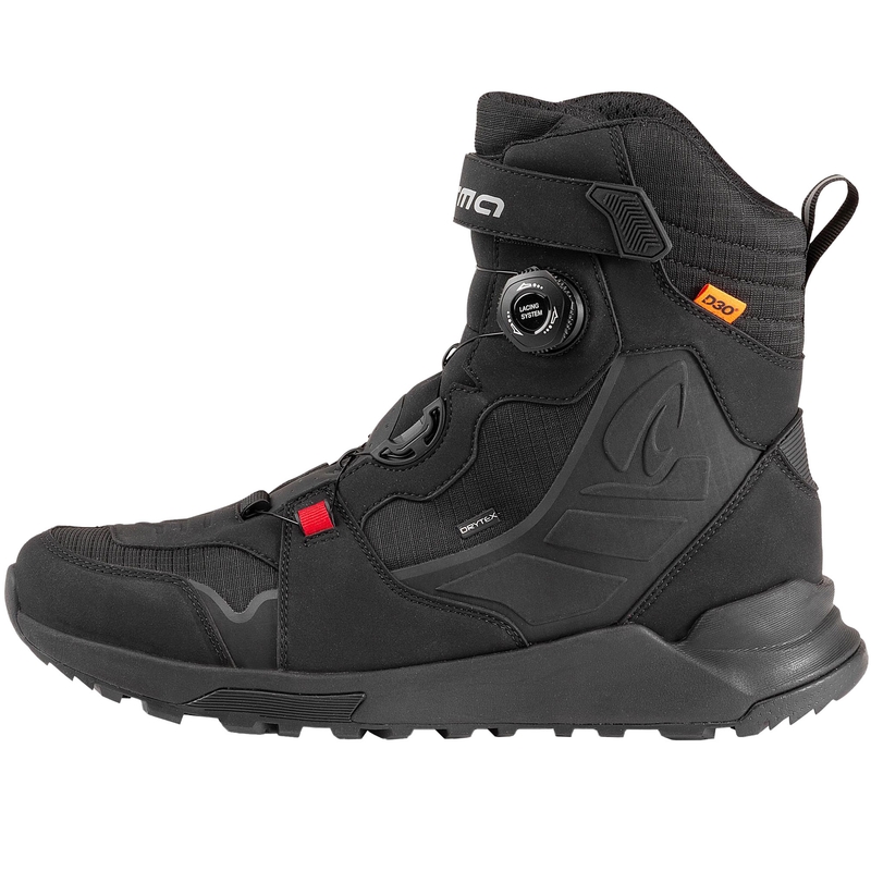 Forma ADV Kite Dry motocikla zābaki melni-melni