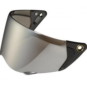 Scorpion KDF-19 motociklu ķiveres vizieris EXO-HX1/CARBON gaiši sudrabs