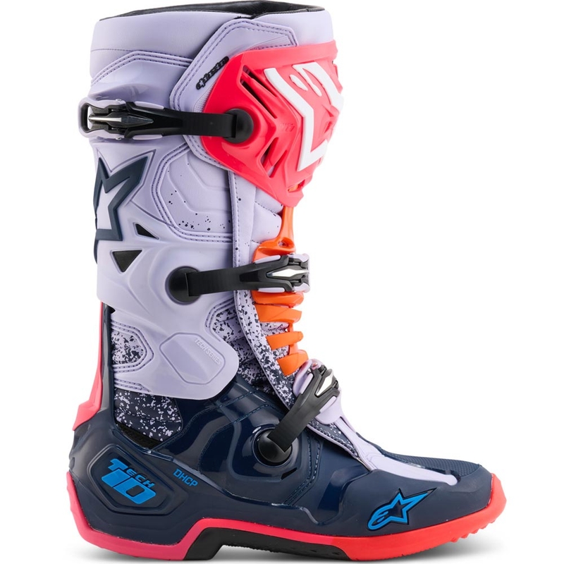 Alpinestars TECH 10 Limited Edition Records motokrosa zābaki melni