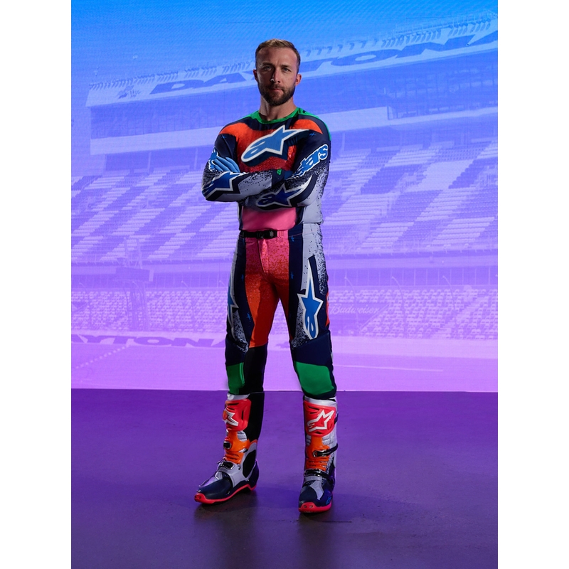 Alpinestars TECH 10 Limited Edition Records motokrosa zābaki melni
