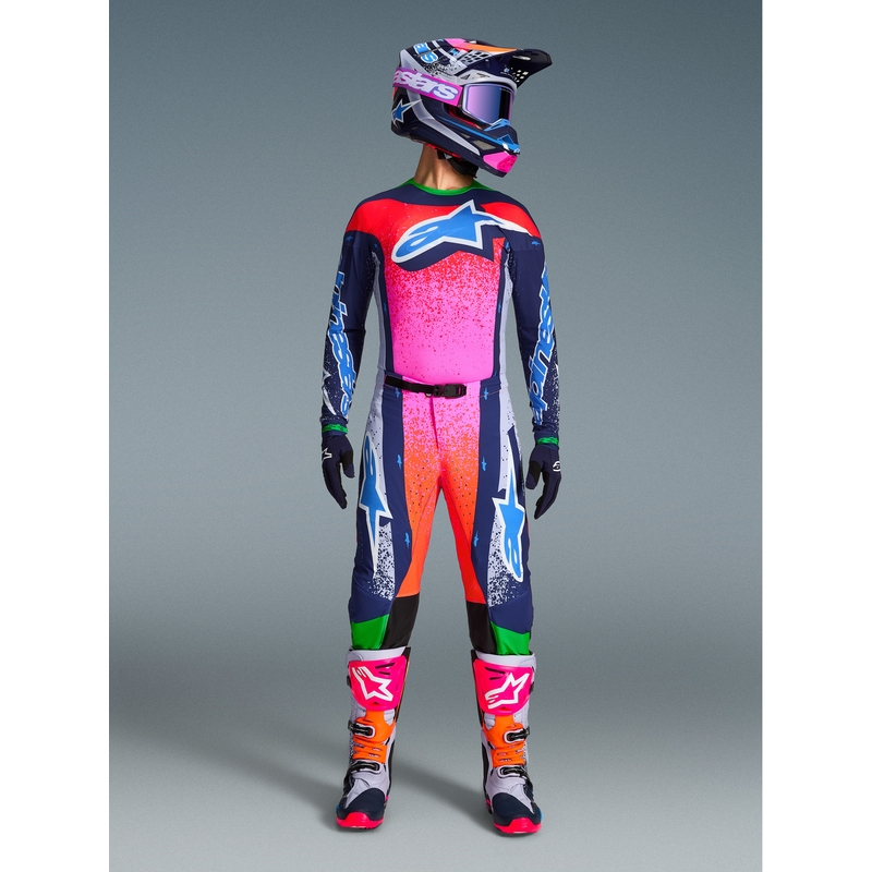 Alpinestars Supertech Limited Edition Records motokrosa krekls - pelēks