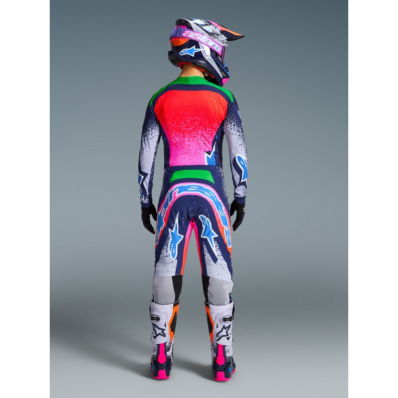 Alpinestars Supertech Limited Edition Records motokrosa krekls - pelēks