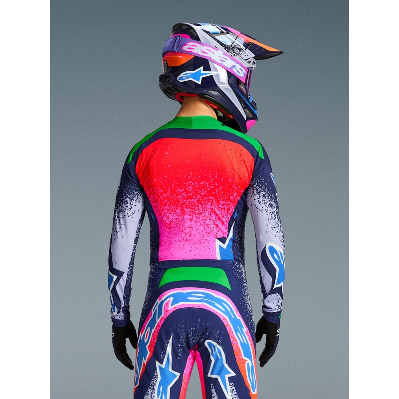 Alpinestars Supertech Limited Edition Records motokrosa krekls - pelēks