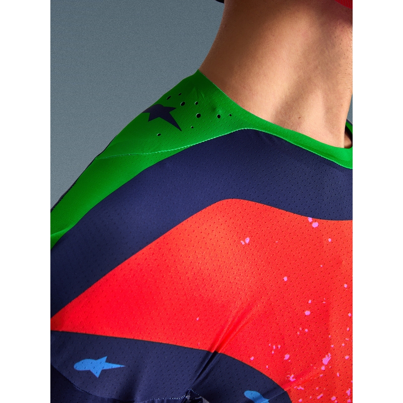 Alpinestars Supertech Limited Edition Records motokrosa krekls - pelēks