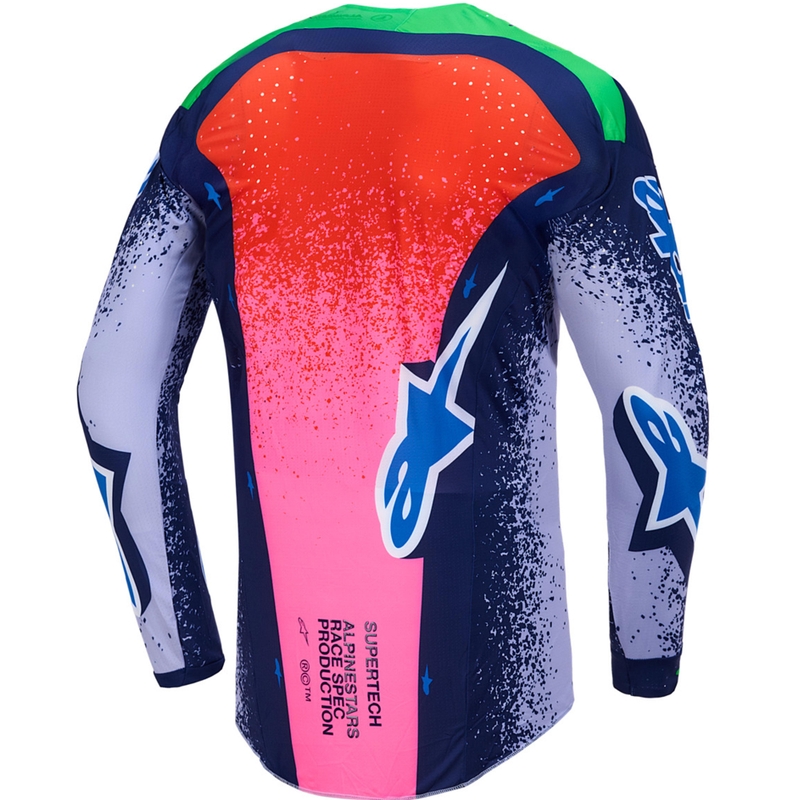 Alpinestars Supertech Limited Edition Records motokrosa krekls - pelēks