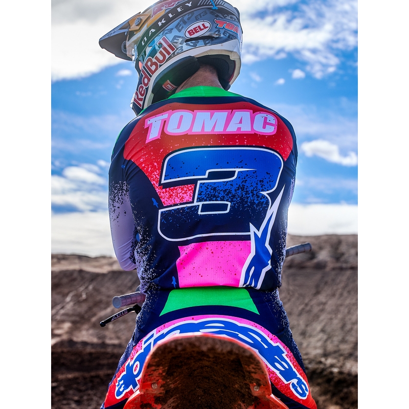 Alpinestars Supertech Limited Edition Records motokrosa bikses, pelēkas
