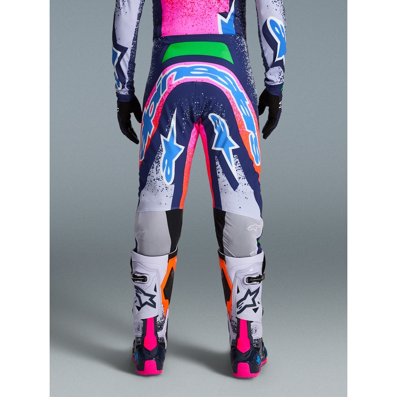 Alpinestars Supertech Limited Edition Records motokrosa bikses, pelēkas