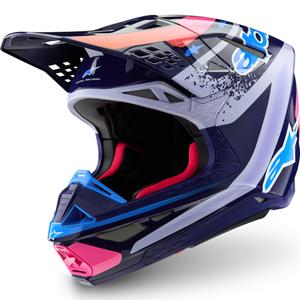 Alpinestars Supertech S-M10 Limited Edition Records motokrosa ķivere, pelēka