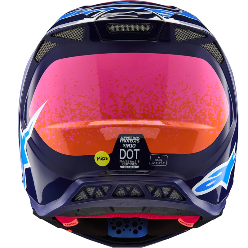 Alpinestars Supertech S-M10 Limited Edition Records motokrosa ķivere, pelēka