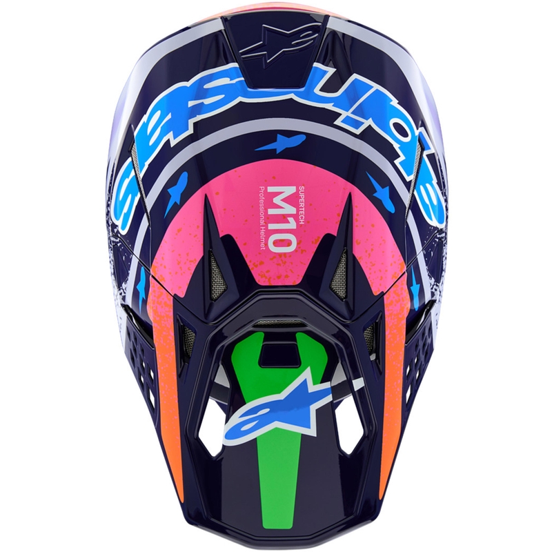 Alpinestars Supertech S-M10 Limited Edition Records motokrosa ķivere, pelēka