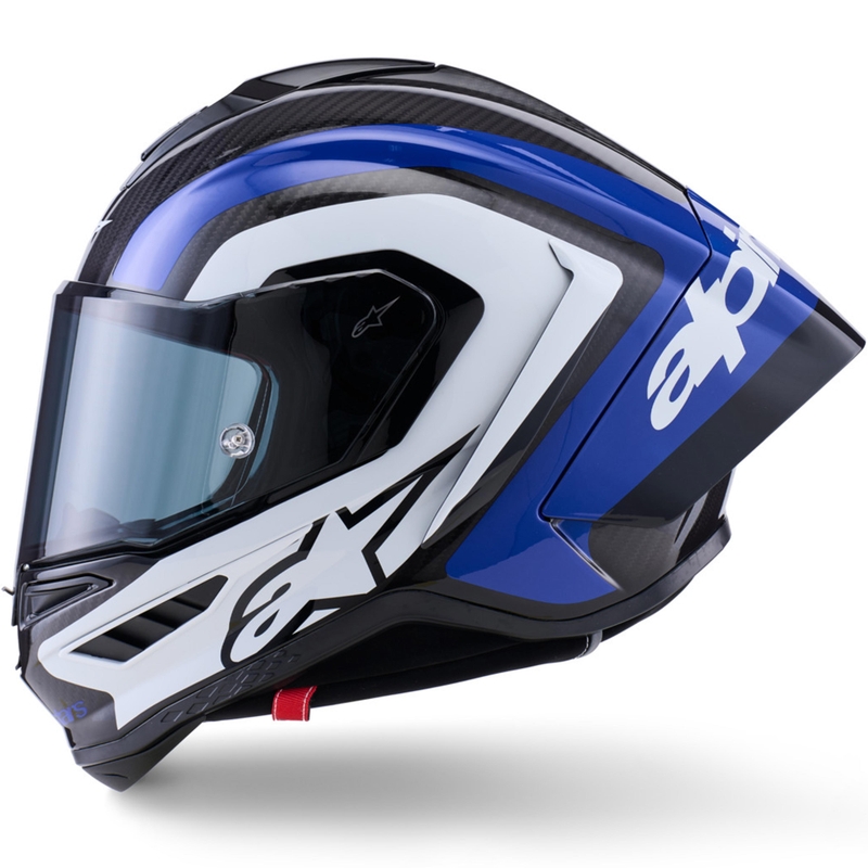 Alpinestars Supertech R10 Arius motocikla ķivere, pilna izmēra, melna-zila-balta