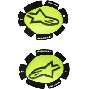 Alpinestars GP Plus slīdņi 2 gab., fluo dzelteni melni