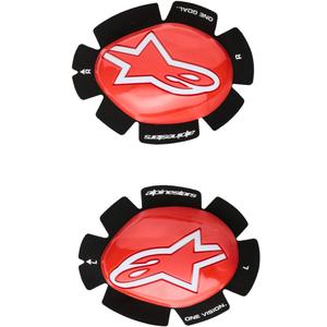 Alpinestars GP Plus slīdņi 2 gab. sarkanbalti