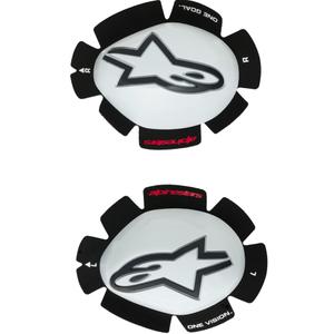 Alpinestars GP Tech ceļgalu šļūtenes balti melnas