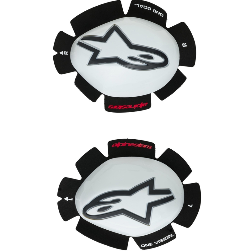 Alpinestars GP Tech ceļgalu šļūtenes balti melnas