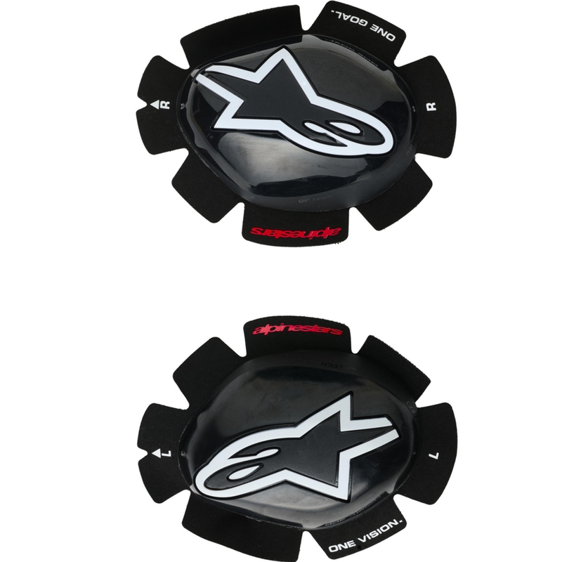 Alpinestars GP Tech ceļgalu šļūtenes melnas-baltas