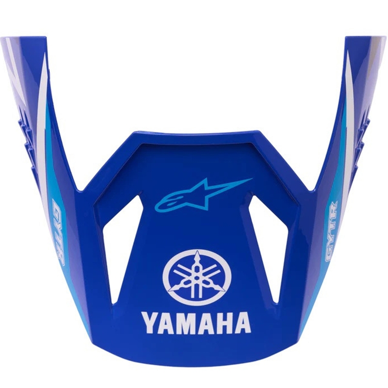 Bērnu motociklu ķiveru vizieris Alpinestars S-M3 Yamaha kolekcijas zili balts
