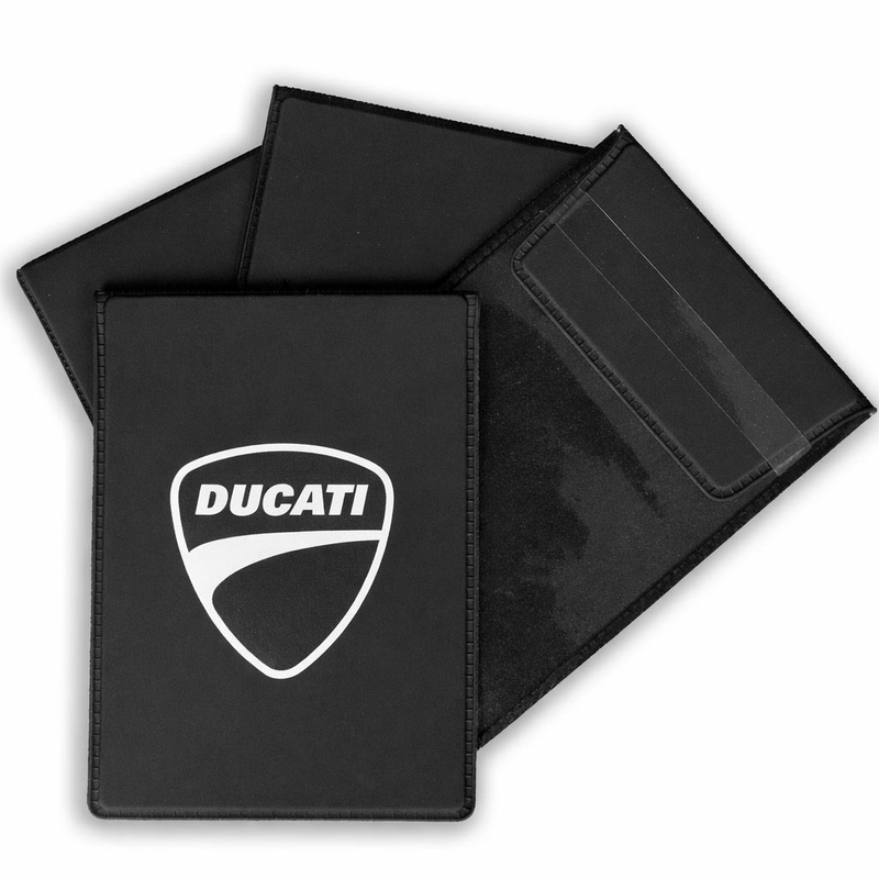 Ducati tehniskās numura zīmes vāka melnbalts logotips