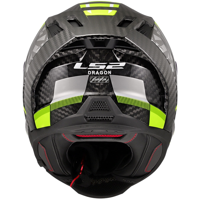 Integrālā moto ķivere LS2 FF807 Dragon Trax fluo dzeltena