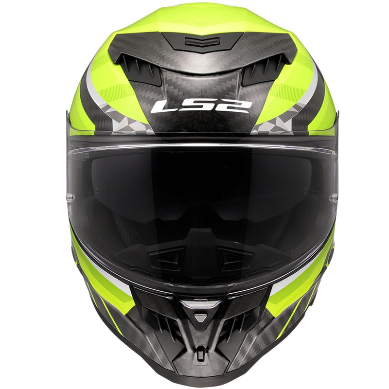 Integrālā moto ķivere LS2 FF807 Dragon Trax fluo dzeltena