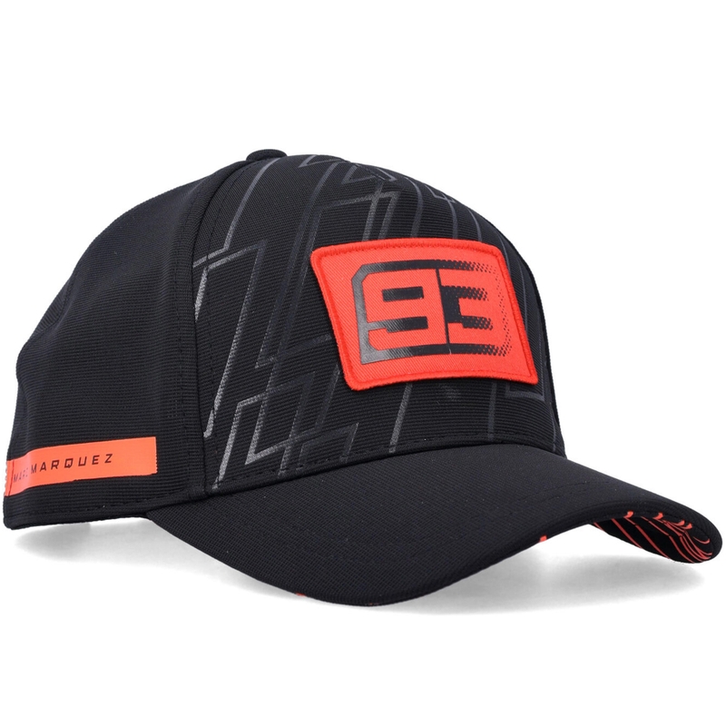 Ducati Marc Marquez tehniskā beisbola cepure 93 Patch melna