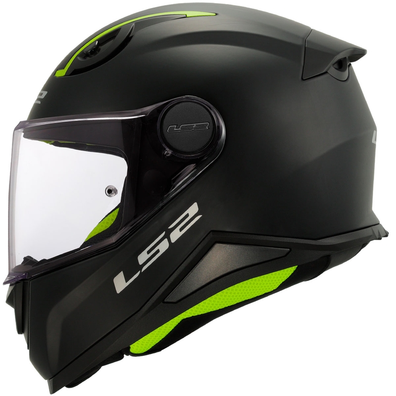Bērnu pilnas sejas motocikla ķivere LS2 FF812 matēti melna