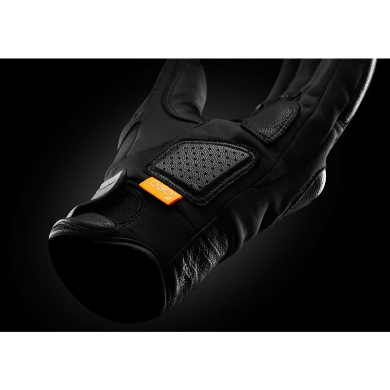 Furygan TD Soft D3O® PRIMALOFT® motocikla cimdi, melni