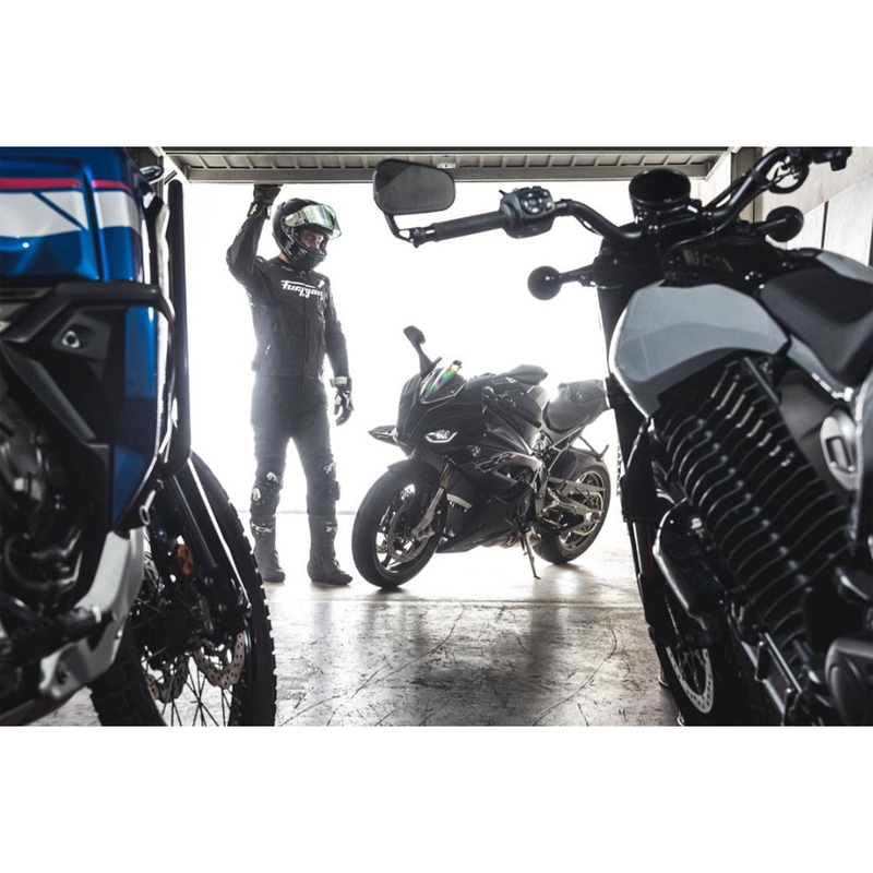 Furygan Raptor Evo 3 ādas motocikla jaka melna-balta