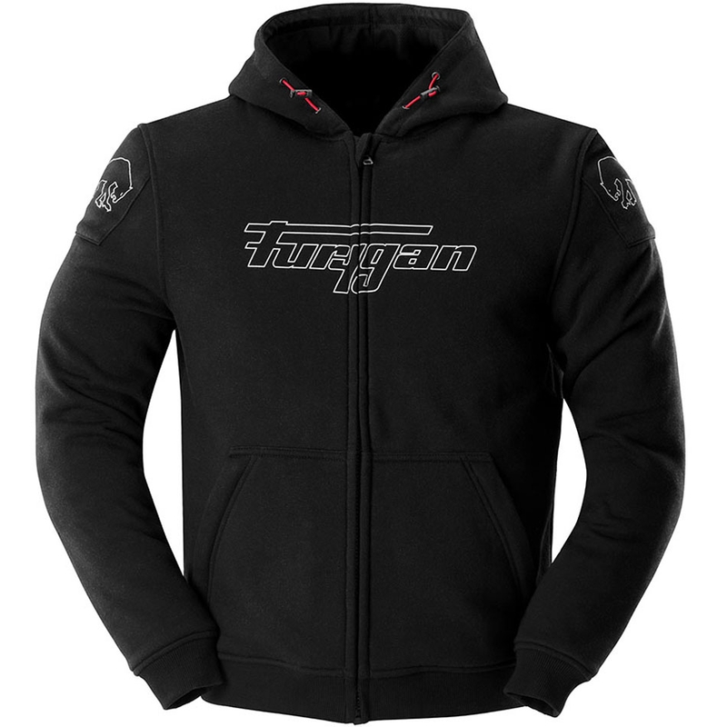 Furygan Livio X Kevlar® motocikla jaka melna-balta