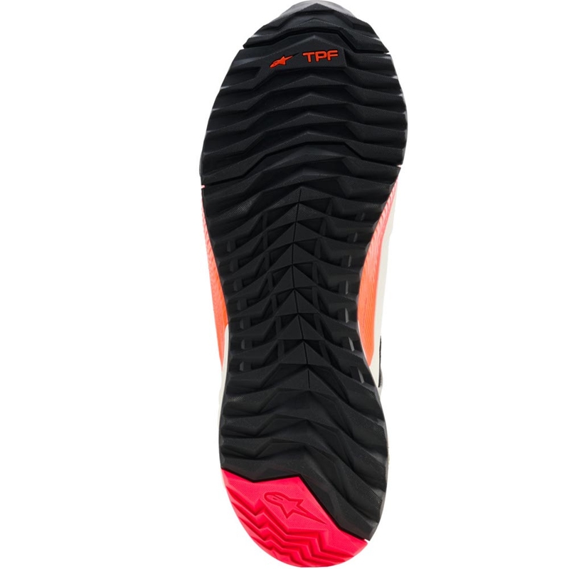 Alpinestars Stella CR-X Drystar sieviešu motocikla zābaki balti-gaiši pelēki-melni-fluorescēti rozā