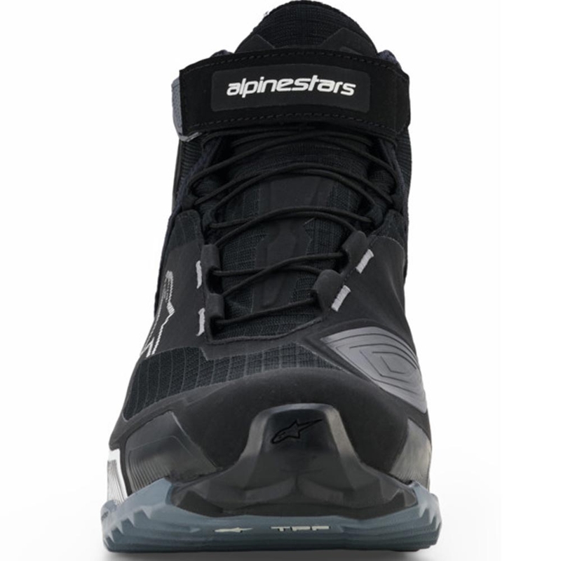 Alpinestars Stella CR-X Drystar sieviešu motocikla zābaki melni-pelēki-balti