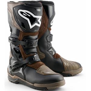 Alpinestars Corozal V2 Adventure Drystar motocikla zābaki brūni-melni