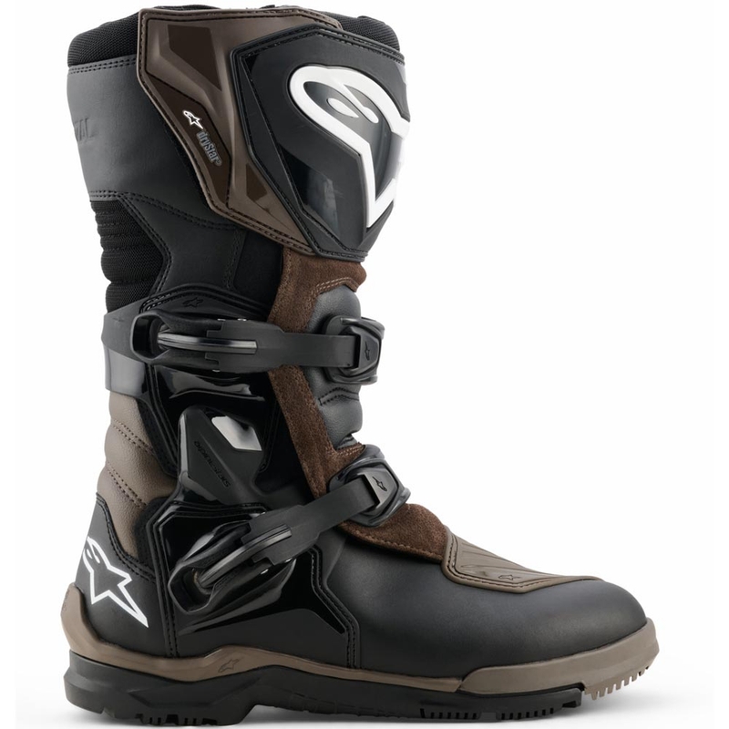 Alpinestars Corozal V2 Adventure Drystar motocikla zābaki brūni-melni