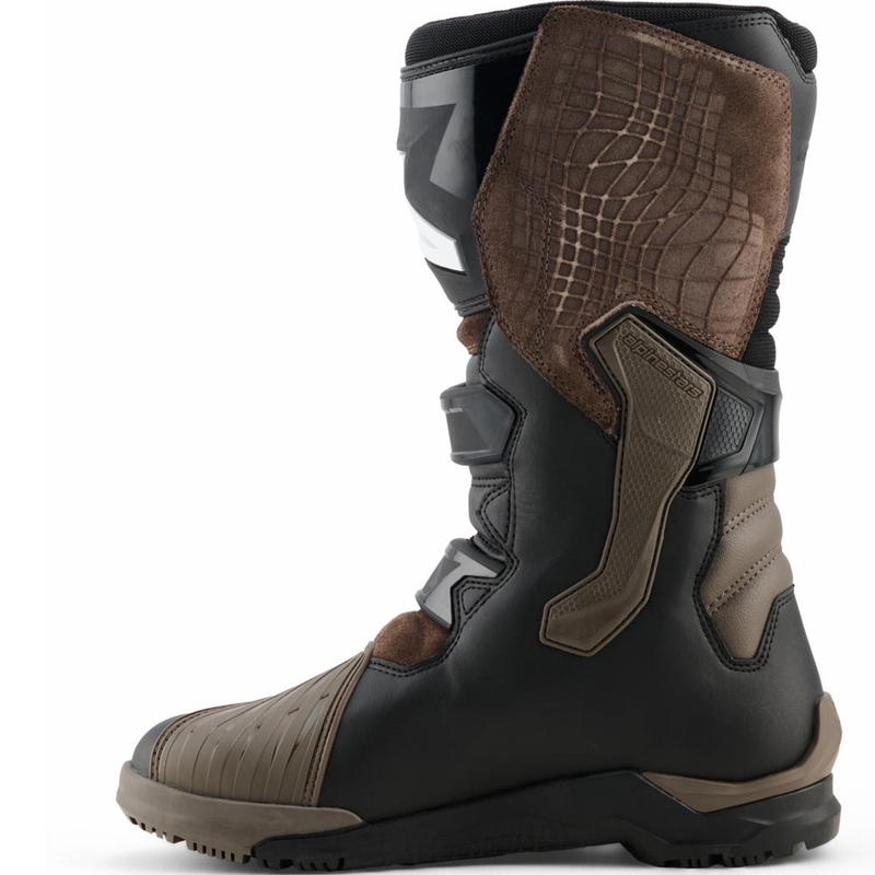 Alpinestars Corozal V2 Adventure Drystar motocikla zābaki brūni-melni