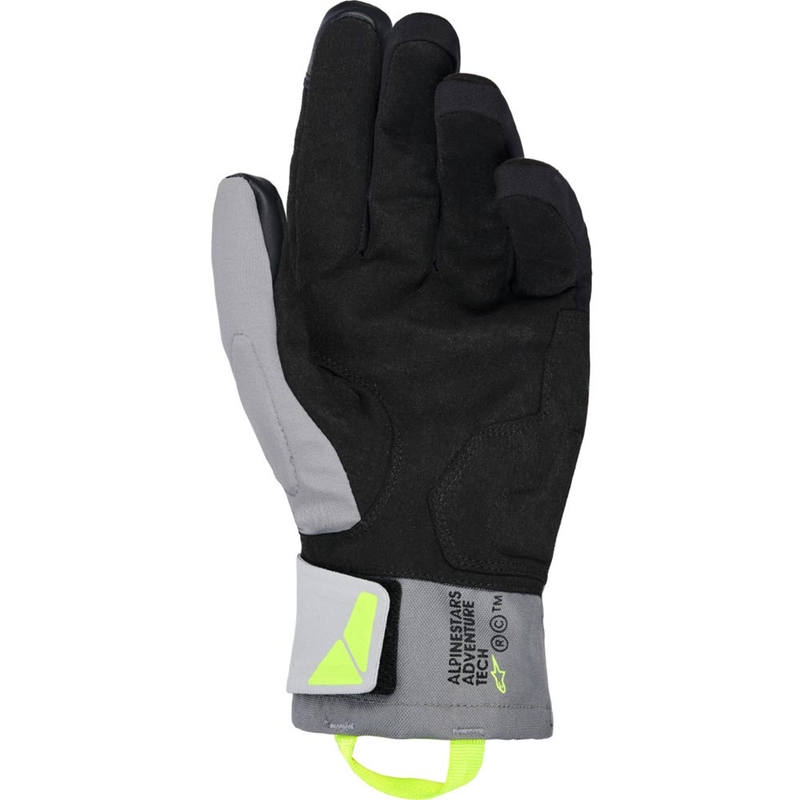 Alpinestars XT-3 Drystar izolēti motocikla cimdi melni-tumši pelēki-gaiši pelēki-dzelteni