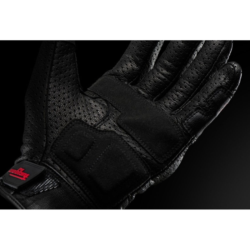 Furygan TD21 ventilējamie Evo motocikla cimdi, melni