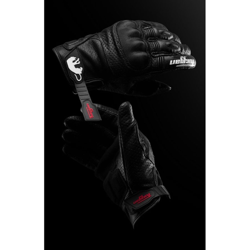 Furygan TD21 ventilējamie Evo motocikla cimdi, melni