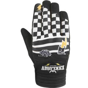 NOX Exklusiv Airflow Tracker motocikla cimdi melni-balti