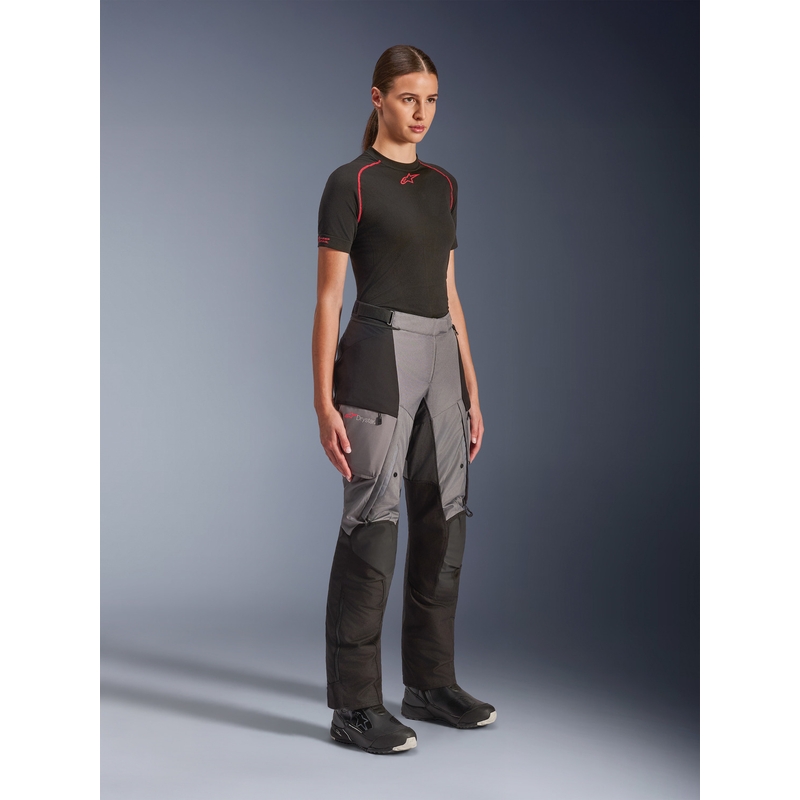 Alpinestars Stella Andes V4 Drystar sieviešu motocikla bikses melnas-tumši pelēkas