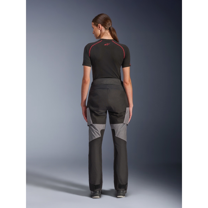 Alpinestars Stella Andes V4 Drystar sieviešu motocikla bikses melnas-tumši pelēkas