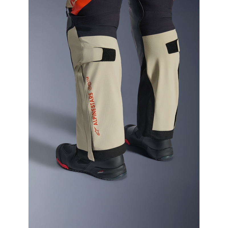Alpinestars Halo PRO Drystar XF motocikla bikses krēmkrāsas-melnas-sarkanas