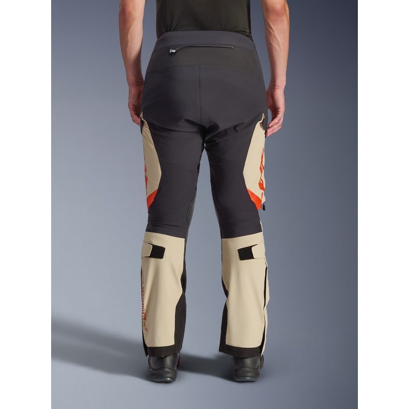 Alpinestars Halo PRO Drystar XF motocikla bikses krēmkrāsas-melnas-sarkanas
