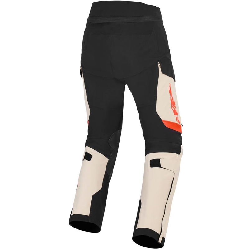 Alpinestars Halo PRO Drystar XF motocikla bikses krēmkrāsas-melnas-sarkanas
