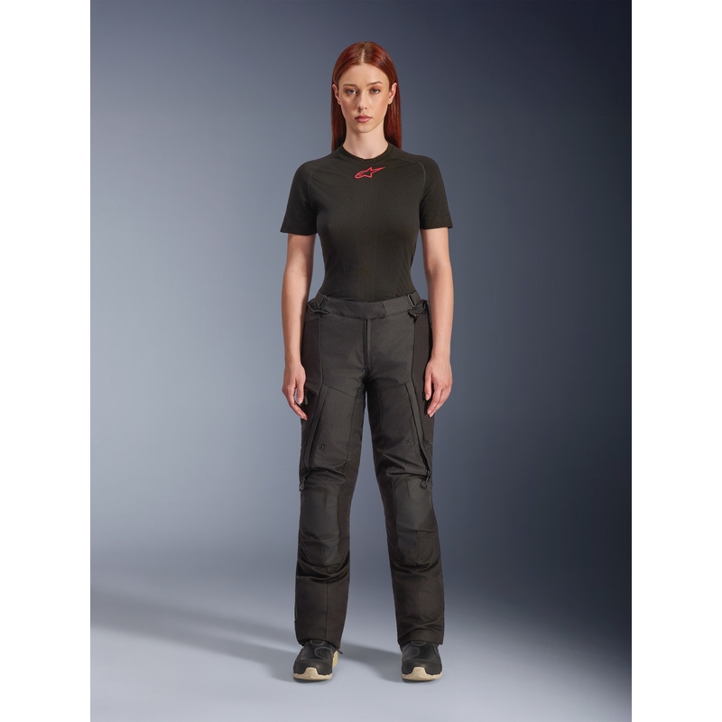 Alpinestars Stella Andes V4 Drystar sieviešu motocikla bikses, melnas