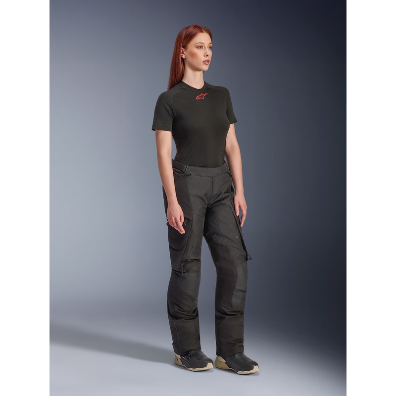 Alpinestars Stella Andes V4 Drystar sieviešu motocikla bikses, melnas