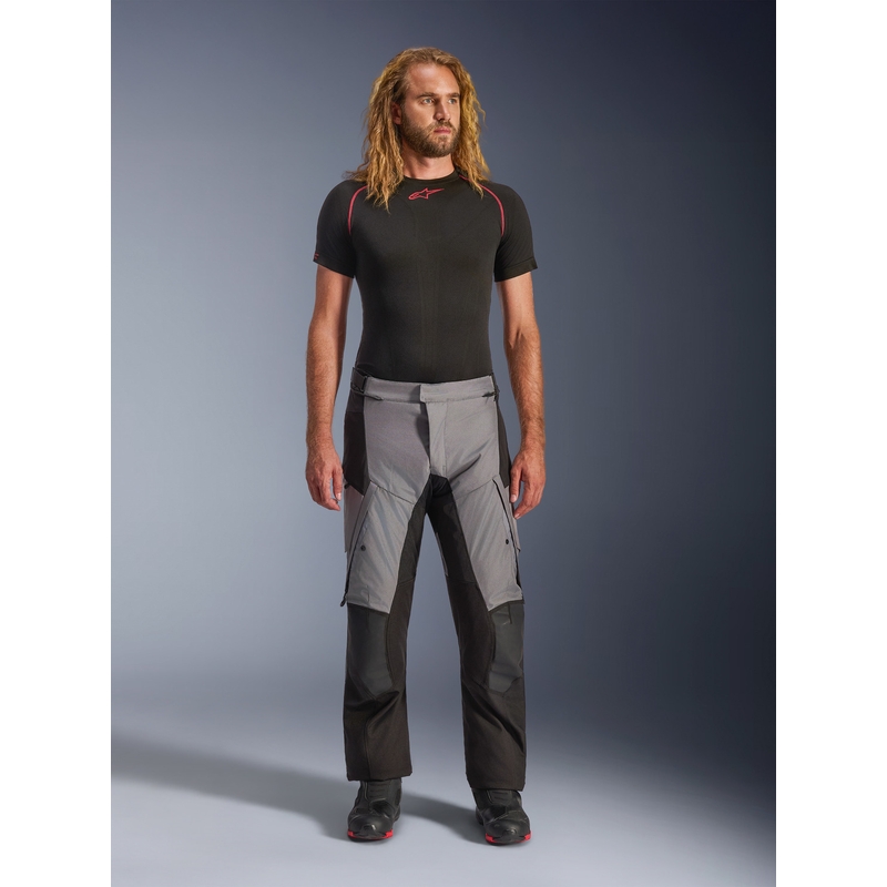 Alpinestars Andes V4 Drystar motocikla bikses melnas-tumši pelēkas