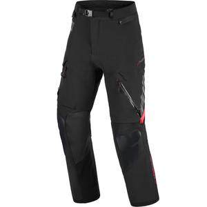 Alpinestars Halo PRO Drystar XF motocikla bikses melnas-tumši pelēkas-sarkanas
