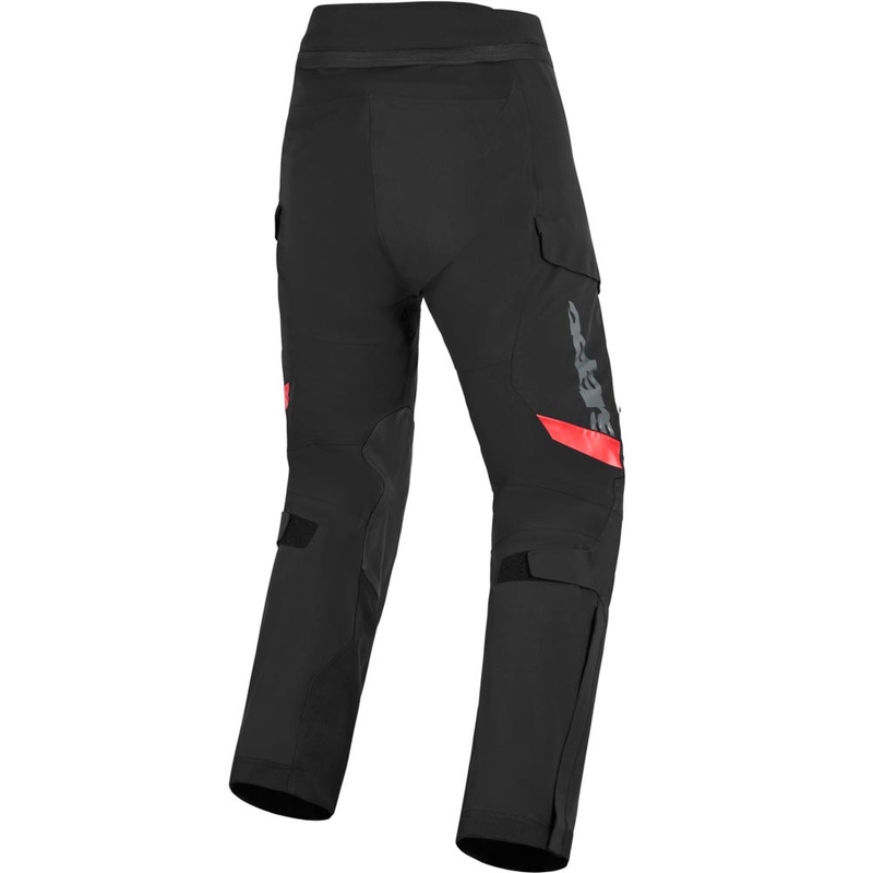 Alpinestars Halo PRO Drystar XF motocikla bikses melnas-tumši pelēkas-sarkanas