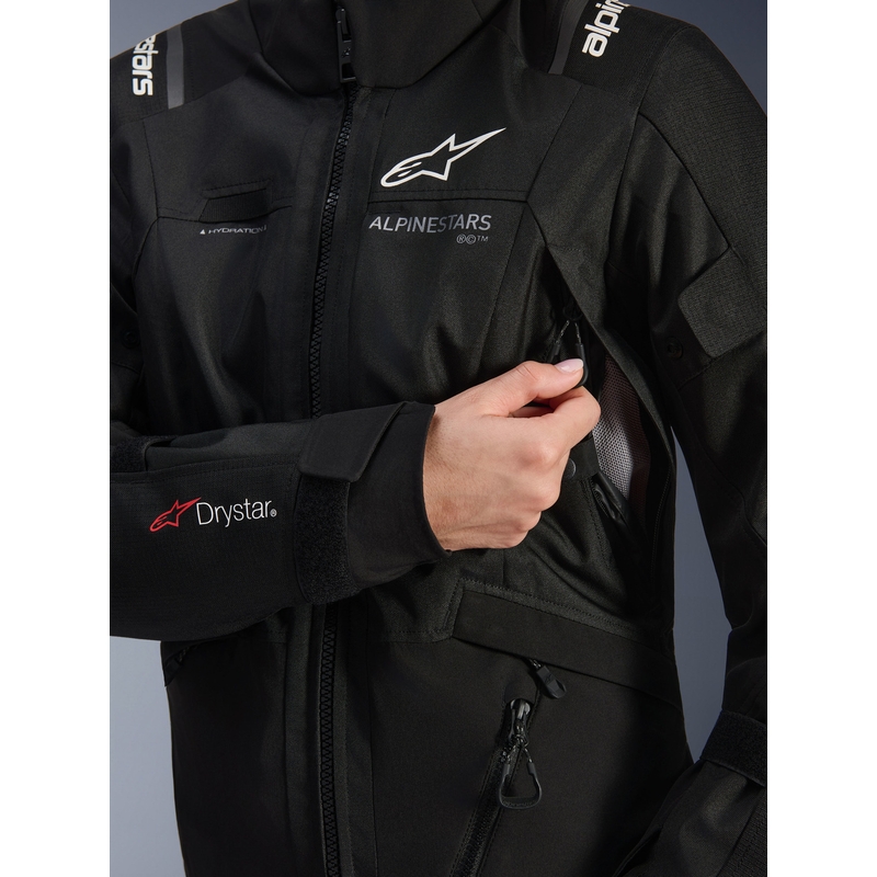 Alpinestars Stella Andes V4 Drystar sieviešu motocikla jaka, melna